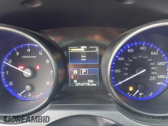 2017 Subaru Outback Premium with VIN 4S4BSACC6H3296937, listed as a IAAI auction lot 42070768 with 74,778 mi miles and . Bid and sale history available at DreamBid. Image 7.