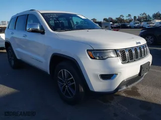 2019 Jeep Grand Cherokee Limited with VIN 1C4RJEBG4KC643965, listed as a IAAI auction lot 41700643 with 27,573 mi miles. Bid and sale history available at carsss.com. Image 1.