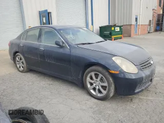 2006 Infiniti G35 z VIN JNKCV51F56M605484, wystawiony jako Copart lot #76721034 z przebiegiem 214 171 mil mil oraz Czysty tytuł • Clean title. Historia ofert i sprzedaży dostępna na DreamBid. Obrazek 4.
