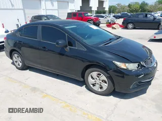 2013 Honda Civic LX with VIN 19XFB2F56DE077181, listed as a IAAI auction lot 42121707 with 159,899 mi miles and . Bid and sale history available at DreamBid. Image 1.