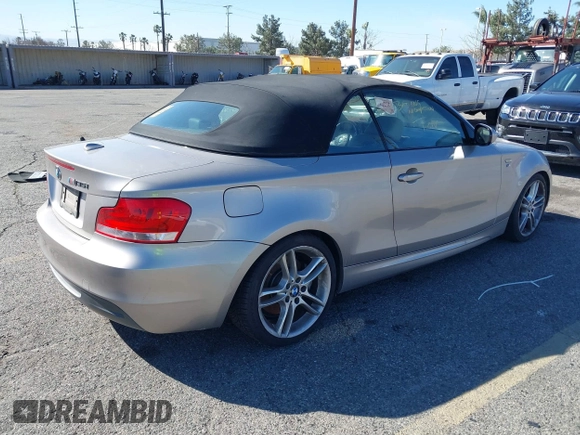 2012 BMW 1 Series 135i with VIN WBAUN7C53CVM26496, listed as a IAAI auction lot 41627261 with 104,568 mi miles and . Bid and sale history available at DreamBid. Image 4.