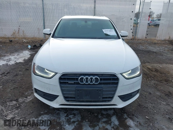 2013 Audi A4 Premium Plus with VIN WAUFFAFLXDN046666, listed as a IAAI auction lot 41074023 with 92,092 mi miles and . Bid and sale history available at DreamBid. Image 12.