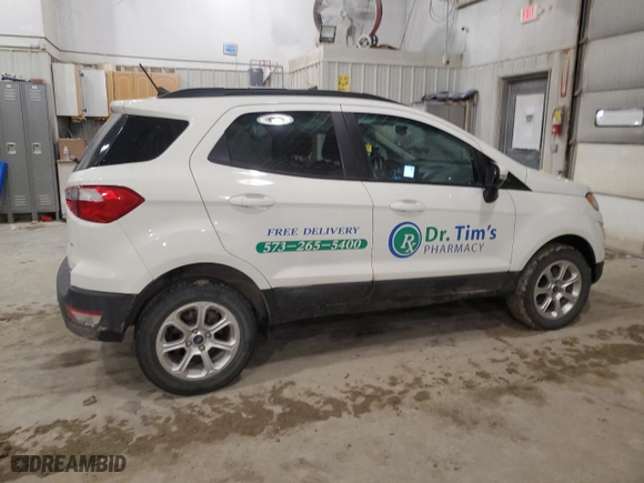 2018 Ford EcoSport SE with VIN MAJ6P1ULXJC169271, listed as a Copart auction lot 45758335 with NaN miles and Salvage Title. Bid and sale history available at carsss.com. Image 3.