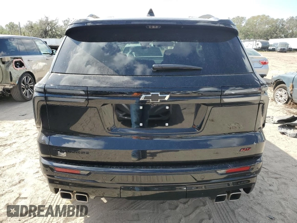 2024 Chevrolet Traverse FWD RS with VIN 1GNERLKS0RJ227571, listed as a Copart auction lot 80371184 with 1,645 mi miles and Salvage Title. Bid and sale history available at carsss.com. Image 6.