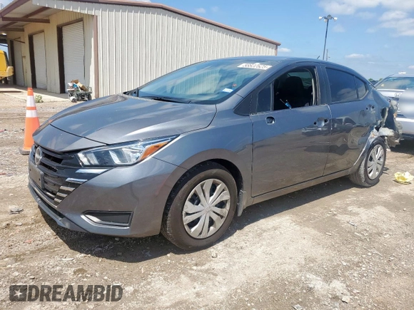 2023 Nissan Versa S with VIN 3N1CN8DV5PL852699, listed as a Copart auction lot 58822625 with 13,384 mi miles and Salvage title. Bid and sale history available at DreamBid. Image 1.