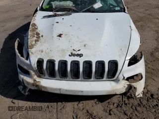 2017 Jeep Cherokee Sport with VIN 1C4PJMAS8HW651453, listed as a Copart auction lot 52410465 with 0 mi miles and Salvage Title. Bid and sale history available at carsss.com. Image 12.