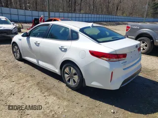 2017 Kia Optima Hybrid with VIN KNAGT4LE3H5018864, listed as a IAAI auction lot 41845714 with 87,392 mi miles. Bid and sale history available at carsss.com. Image 3.