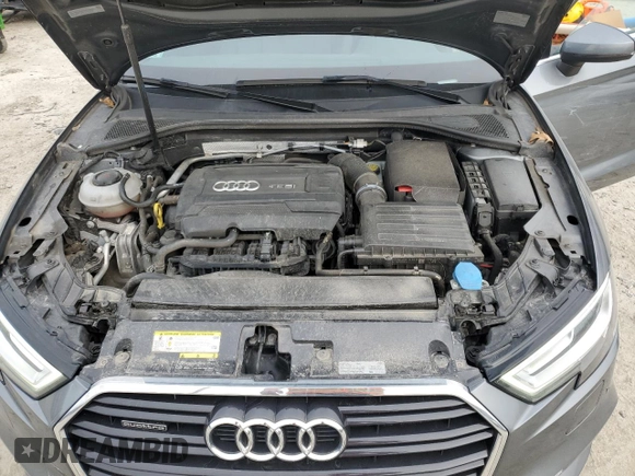 2018 Audi A3 Sedan Premium Plus with VIN WAUJ8GFF5J1041167, listed as a Copart auction lot 49237444 with 75,426 mi miles and Salvage Title. Bid and sale history available at carsss.com. Image 11.