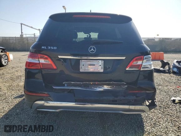 2013 Mercedes-Benz M 350 with VIN 4JGDA5JB3DA110807, listed as a Copart auction lot 52028835 with 138,256 mi miles and Salvage Title. Bid and sale history available at DreamBid. Image 6.