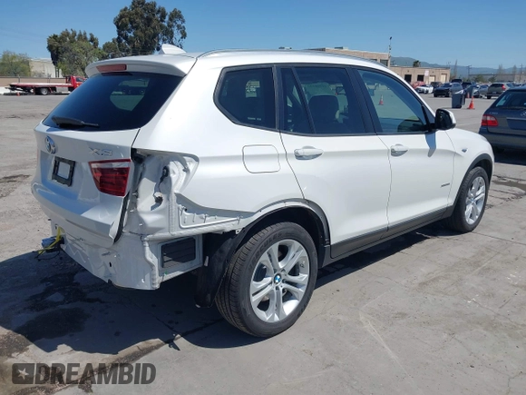 2017 BMW X3 xDrive35i with VIN 5UXWX7C56H0S18430, listed as a IAAI auction lot 41966132 with 79,420 mi miles and . Bid and sale history available at DreamBid. Image 4.