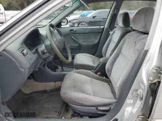2000 Honda Civic VP with VIN 2HGEJ6612YH584853, listed as a Copart auction lot 87037754 with 169,552 mi miles and Salvage Title. Bid and sale history available at carsss.com. Image 7.
