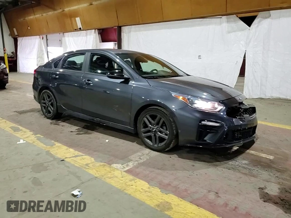 2021 Kia Forte GT-Line with VIN 3KPF34AD5ME273264, listed as a Copart auction lot 58869625 with 32,569 mi miles and Salvage title. Bid and sale history available at DreamBid. Image 13.