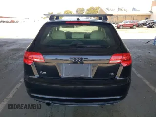 2013 Audi A3 Premium Plus with VIN WAUKJAFM0DA030456, listed as a Copart auction lot 60931685 with 107,250 mi miles and Salvage title. Bid and sale history available at DreamBid. Image 6.