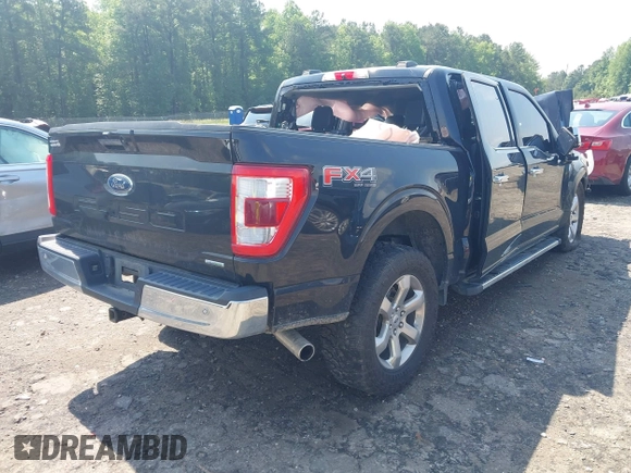 2022 Ford F-150 XL with VIN 1FTFW1E83NFC07919, listed as a IAAI auction lot 42274551 with Not provided miles and . Bid and sale history available at DreamBid. Image 4.