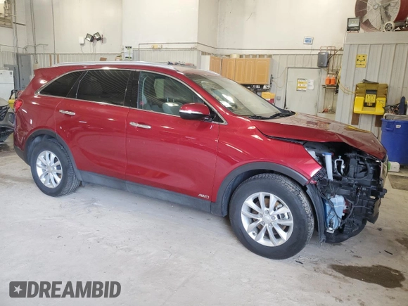 2017 Kia Sorento LX with VIN 5XYPGDA35HG331060, listed as a Copart auction lot 50092745 with 50,833 mi miles and Salvage Title. Bid and sale history available at DreamBid. Image 4.