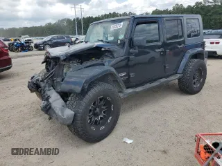 2007 Jeep Wrangler Unlimited Sahara z VIN 1J4GB59107L215687, wystawiony jako Copart lot #58335215 z przebiegiem Nie podano mil oraz Szkoda całkowita • Salvage title. Historia ofert i sprzedaży dostępna na DreamBid. Obrazek 1.