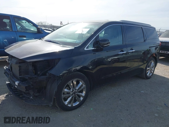 2015 Kia Sedona SX-L with VIN KNDME5C10F6033882, listed as a IAAI auction lot 41808805 with 81,936 mi miles and . Bid and sale history available at DreamBid. Image 18.