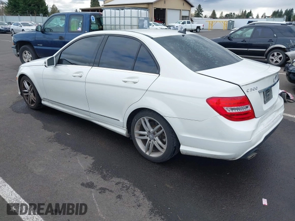 2012 Mercedes-Benz C 300 Sport with VIN WDDGF8BB3CR212908, listed as a IAAI auction lot 41831269 with 152,346 mi miles and . Bid and sale history available at DreamBid. Image 3.