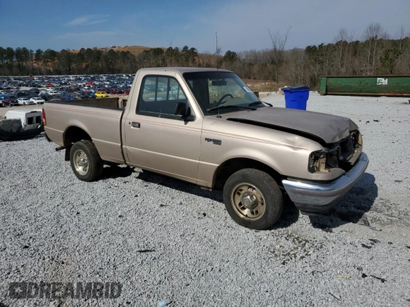 1997 Ford Ranger XLT with VIN 1FTCR10X8VUA69167, listed as a Copart auction lot 46669215 with 246,525 mi miles and Salvage Title. Bid and sale history available at carsss.com. Image 4.