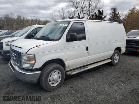 2012 Ford Econoline Cargo Recreational with VIN 1FTNE2EW3CDA72226, listed as a Copart auction lot 48075355 with 129,746 mi miles and Salvage title. Bid and sale history available at DreamBid. Image 1.