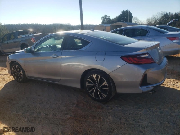 2017 Honda Accord Coupe EX-L V6 with VIN 1HGCT2B87HA004184, listed as a Copart auction lot 87576815 with 95,808 mi miles and Salvage Title. Bid and sale history available at carsss.com. Image 2.
