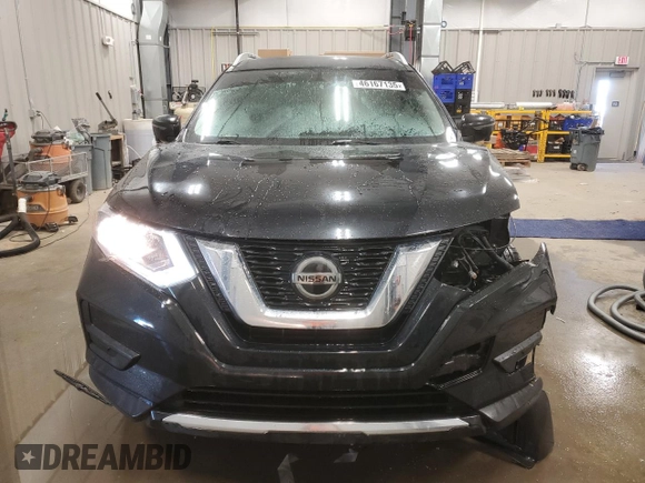 2018 Nissan Rogue SV with VIN KNMAT2MV3JP540464, listed as a Copart auction lot 46167135 with 90,639 mi miles and Salvage Title. Bid and sale history available at carsss.com. Image 5.