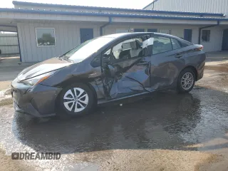 2017 Toyota Prius Two with VIN JTDKBRFU8H3573417, listed as a Copart auction lot 64755715 with 44,630 mi miles and Salvage title. Bid and sale history available at DreamBid. Image 1.
