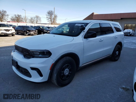 2023 Dodge Durango Pursuit with VIN 1C4SDJFT2PC590828, listed as a Copart auction lot 83601084 with Not provided miles and Salvage title. Bid and sale history available at DreamBid. Image 1.
