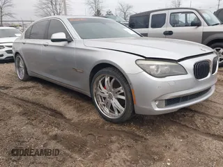 2011 BMW 7 Series 740Li with VIN WBAKB4C5XBC575254, listed as a IAAI auction lot 41617340 with 105,307 mi miles. Bid and sale history available at carsss.com. Image 1.