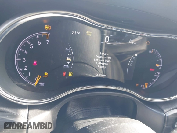 2019 Jeep Grand Cherokee Limited X with VIN 1C4RJFBG5KC693859, listed as a IAAI auction lot 41400893 with 106,966 mi miles and . Bid and sale history available at DreamBid. Image 7.