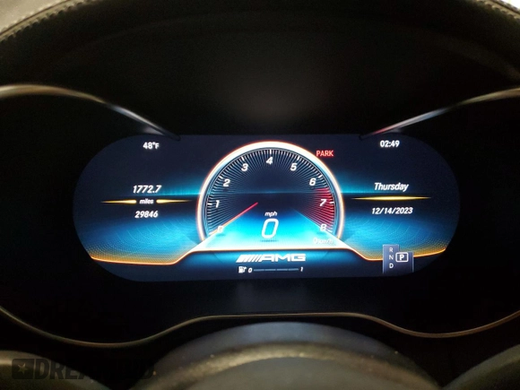 2021 Mercedes-Benz C 43 AMG with VIN W1KWJ6EB2MG049613, listed as a Copart auction lot 79766743 with 29,846 mi miles and . Bid and sale history available at DreamBid. Image 9.