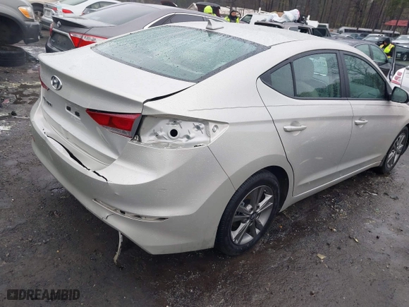 2018 Hyundai Elantra SEL with VIN 5NPD84LF8JH255145, listed as a IAAI auction lot 41855250 with 80,789 mi miles. Bid and sale history available at carsss.com. Image 4.