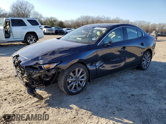 2024 Mazda 3 S Preferred with VIN 3MZBPACMXRM417853, listed as a Copart auction lot 43728955 with 11,228 mi miles and Salvage Title. Bid and sale history available at carsss.com. Image 1.