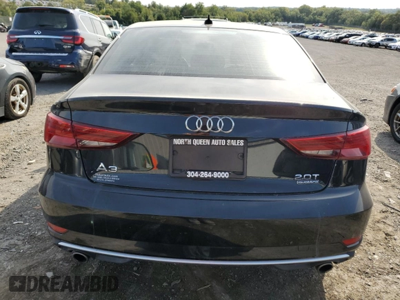 2017 Audi A3 Sedan Premium with VIN WAUB8GFF6H1007155, listed as a Copart auction lot 68872083 with 106,095 mi miles. Bid and sale history available at carsss.com. Image 6.