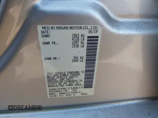 2019 Nissan Altima SR with VIN 1N4BL4CV9KC258877, listed as a IAAI auction lot 41144135 with 64,434 mi miles and . Bid and sale history available at carsss.com. Image 9.