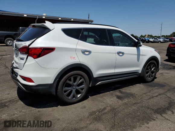 2017 Hyundai Santa Fe Ultimate with VIN 5XYZWDLA2HG466925, listed as a Copart auction lot 62516895 with 102,202 mi miles and Salvage title. Bid and sale history available at DreamBid. Image 3.