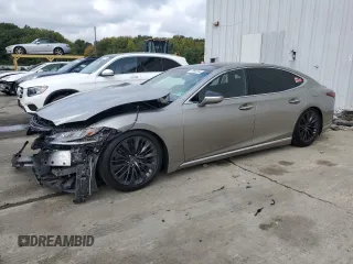 2018 Lexus LS with VIN JTHB51FF5J5006617, listed as a Copart auction lot 73493144 with 54,737 mi miles and Salvage Title. Bid and sale history available at carsss.com. Image 1.
