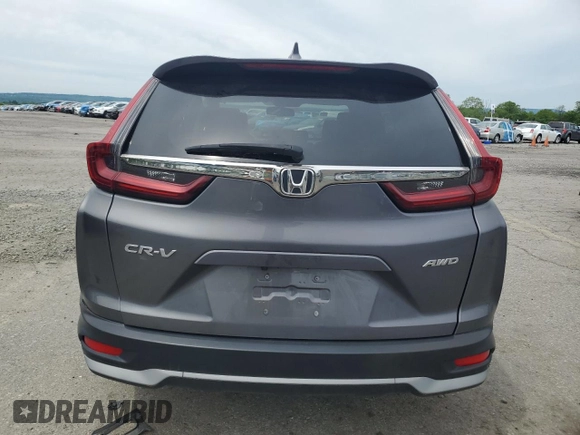 2020 Honda CR-V EX-L with VIN 5J6RW2H80LL037462, listed as a Copart auction lot 58487225 with 50,507 mi miles and Salvage title. Bid and sale history available at DreamBid. Image 6.