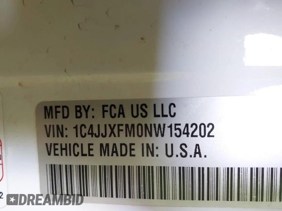 2022 Jeep Wrangler Unlimited Rubicon with VIN 1C4JJXFM0NW154202, listed as a IAAI auction lot 42400067 with 60,486 mi miles and . Bid and sale history available at DreamBid. Image 9.