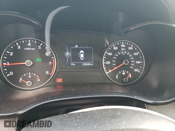 2018 Kia Optima LX with VIN 5XXGT4L34JG233981, listed as a Copart auction lot 62934255 with 105,642 mi miles and Salvage title. Bid and sale history available at DreamBid. Image 9.