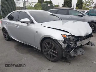 2014 Lexus IS 350 with VIN JTHBE1D26E5013355, listed as a IAAI auction lot 41862583 with 115,859 mi miles. Bid and sale history available at carsss.com. Image 1.