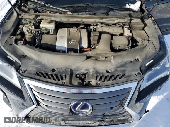 2016 Lexus RX 450h with VIN 2T2BGMCA2GC003901, listed as a Copart auction lot 43034195 with 141,716 mi miles and Salvage Title. Bid and sale history available at DreamBid. Image 12.