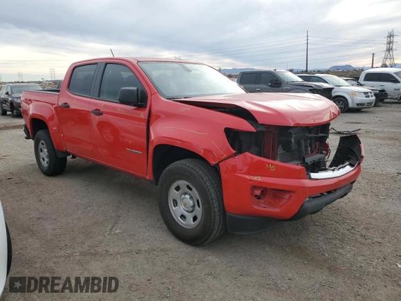 2019 Chevrolet Colorado 2WD Work Truck with VIN 1GCGSBEN7K1115555, listed as a Copart auction lot 45560605 with 84,591 mi miles and Salvage Title. Bid and sale history available at carsss.com. Image 4.