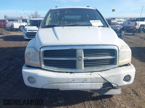 2005 Dodge Durango Limited with VIN 1D4HB58D05F582237, listed as a IAAI auction lot 41668155 with 326,485 mi miles and . Bid and sale history available at DreamBid. Image 6.