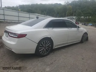 2018 Lincoln Continental Select with VIN 1LN6L9TK1J5601632, listed as a Copart auction lot 72309624 with 110,029 mi miles and Salvage Title. Bid and sale history available at carsss.com. Image 3.