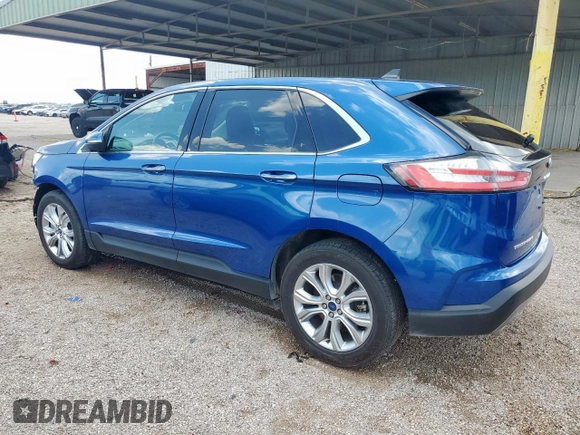 2022 Ford Edge Titanium z VIN 2FMPK4K99NBA55222, wystawiony jako Copart lot #58468375 z przebiegiem 81 762 mil mil oraz Czysty tytuł • Clean title. Historia ofert i sprzedaży dostępna na DreamBid. Obrazek 2.