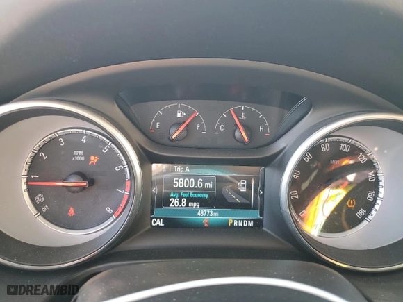 2018 Buick Regal Sportback Essence with VIN W04GP6SX1J1117258, listed as a Copart auction lot 74953884 with 48,773 mi miles and Clean Title. Bid and sale history available at carsss.com. Image 9.