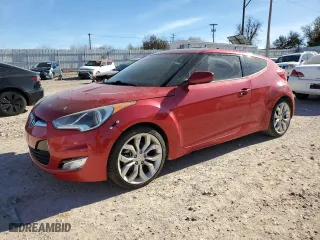 2013 Hyundai Veloster w/Gray Int with VIN KMHTC6ADXDU145467, listed as a Copart auction lot 84810314 with 160,891 mi miles and Clean Title. Bid and sale history available at carsss.com. Image 1.