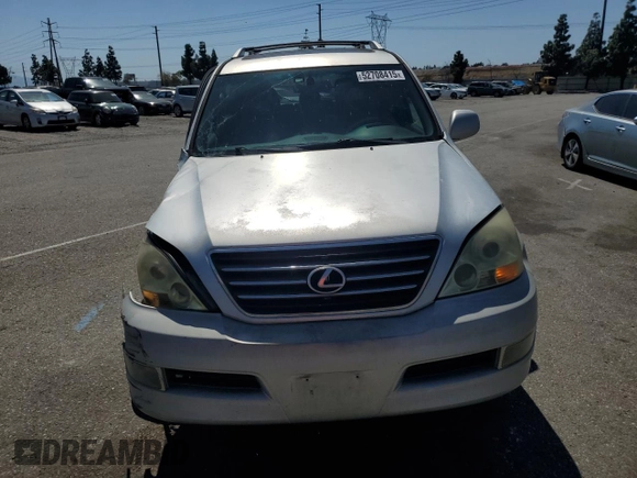 2004 Lexus GX 470 with VIN JTJBT20X640052213, listed as a Copart auction lot 52708415 with 390,451 mi miles and Salvage Title. Bid and sale history available at carsss.com. Image 5.