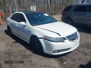 2007 Acura TL with VIN 19UUA66247A018775, listed as a IAAI auction lot 41848413 with 141,381 mi miles. Bid and sale history available at carsss.com. Image 1.